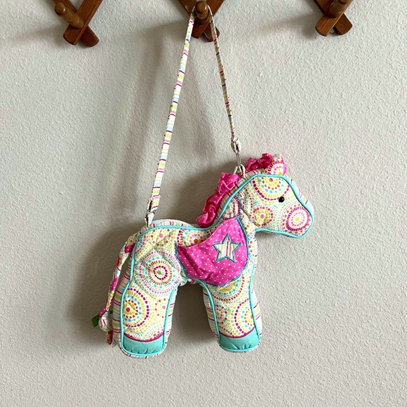 Sassy Pet Saks by Douglas Quilted Pony Purse - Picture 1 of 12